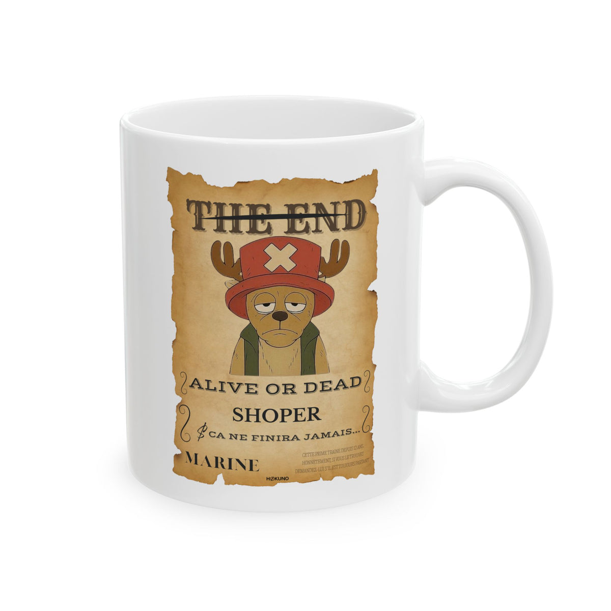 Portgas Di Ase • Wanted Poster Mug — vue 5
