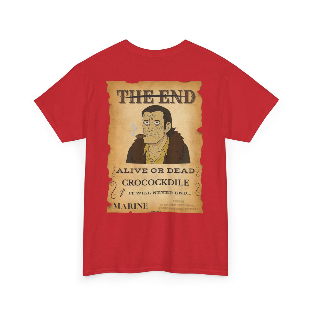 Crocockdile • Wanted Poster Tee — vue 13
