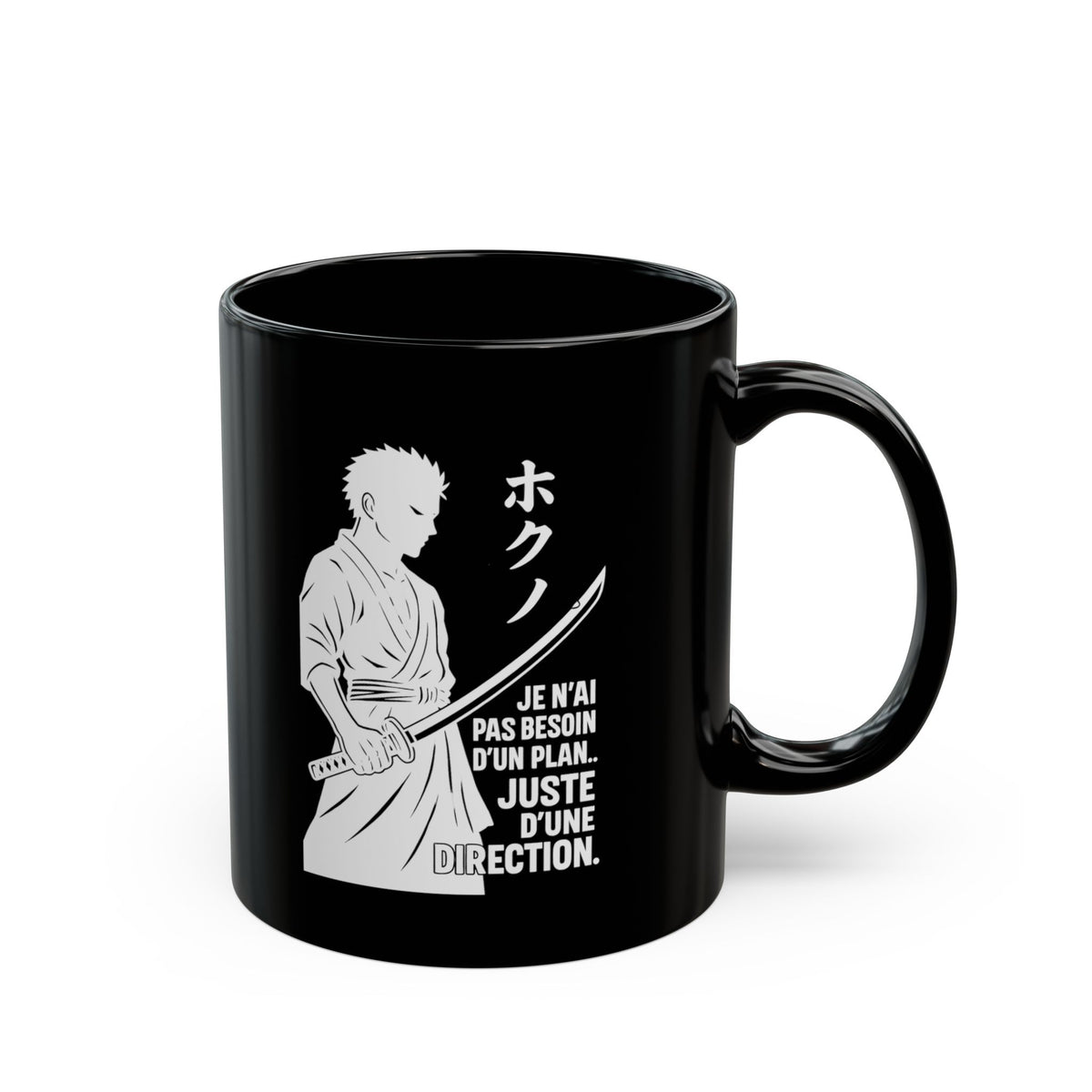 Zoro • Direction Black Mug — vue 3