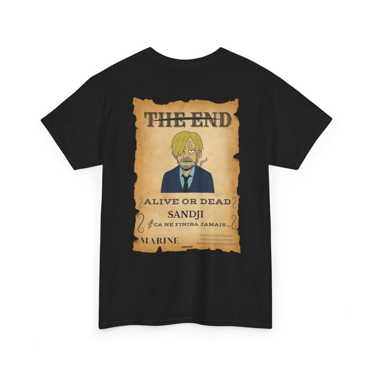 Sandji • Wanted Poster Black Tee — vue 2
