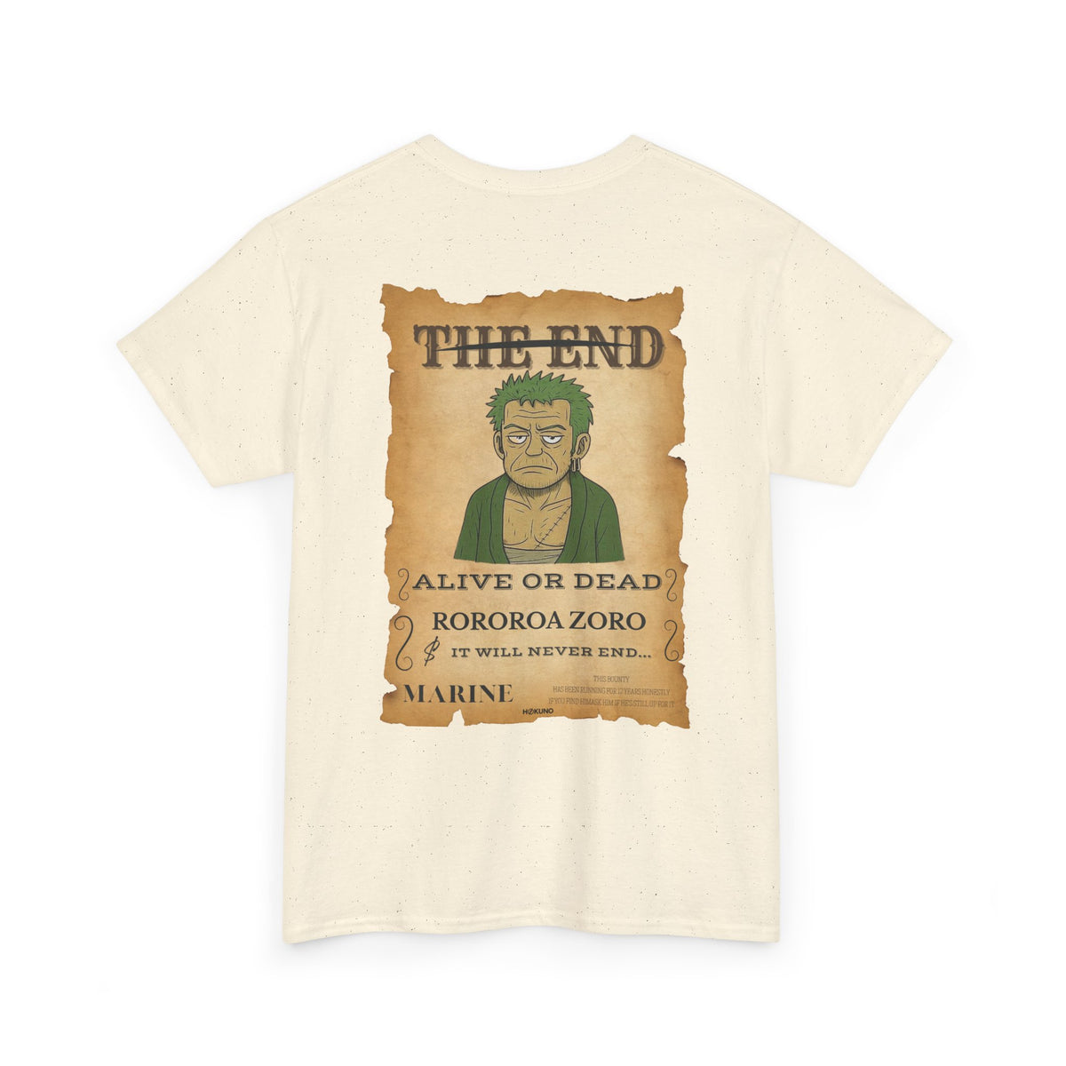 Rororoa Zoro • Wanted Poster Tee — vue 5