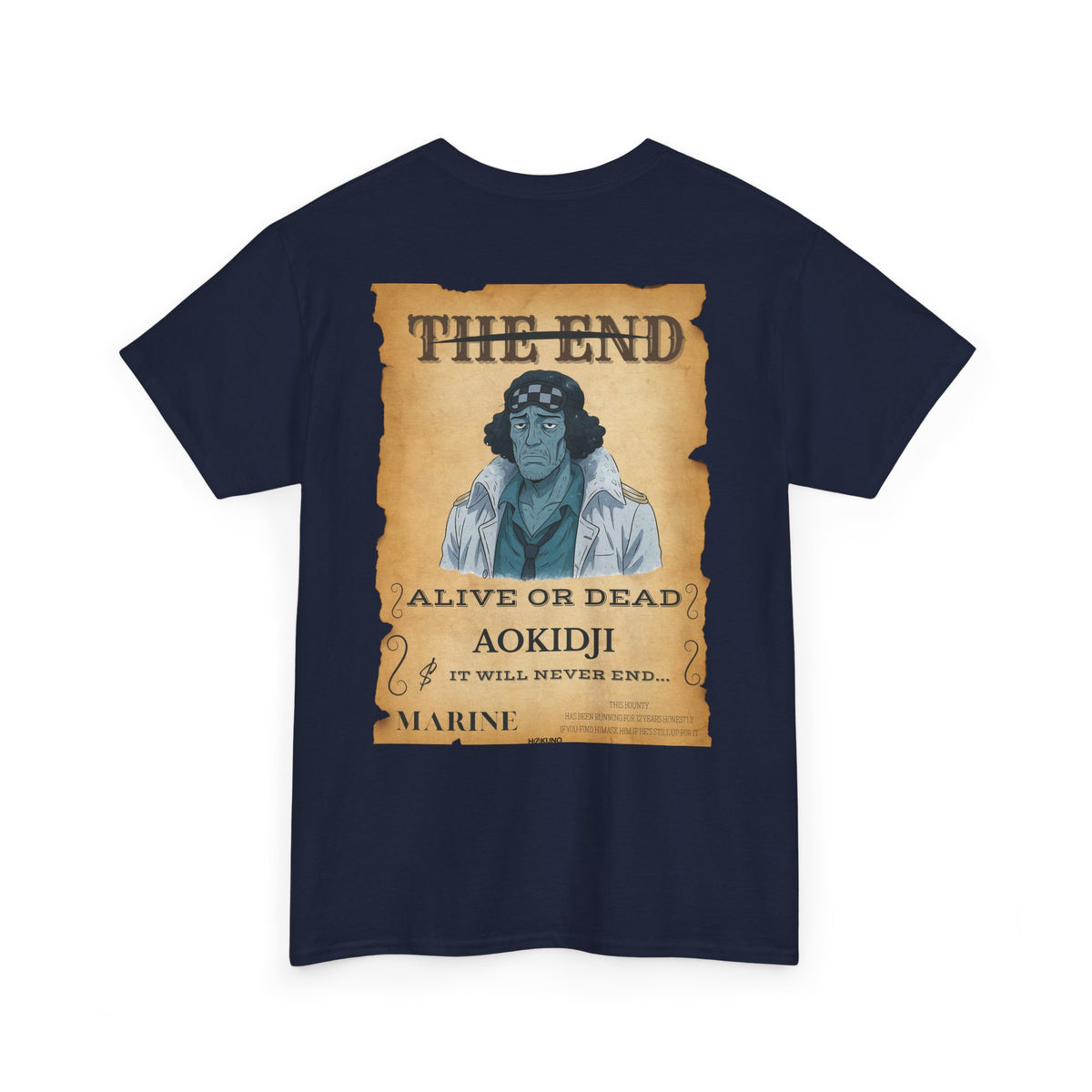 Aokidji • Wanted Poster Black Tee — vue 5