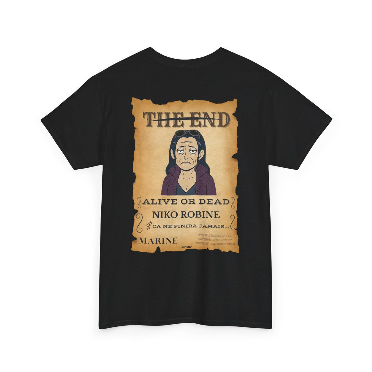 Niko Robine • Wanted Poster Black Tee — vue 2