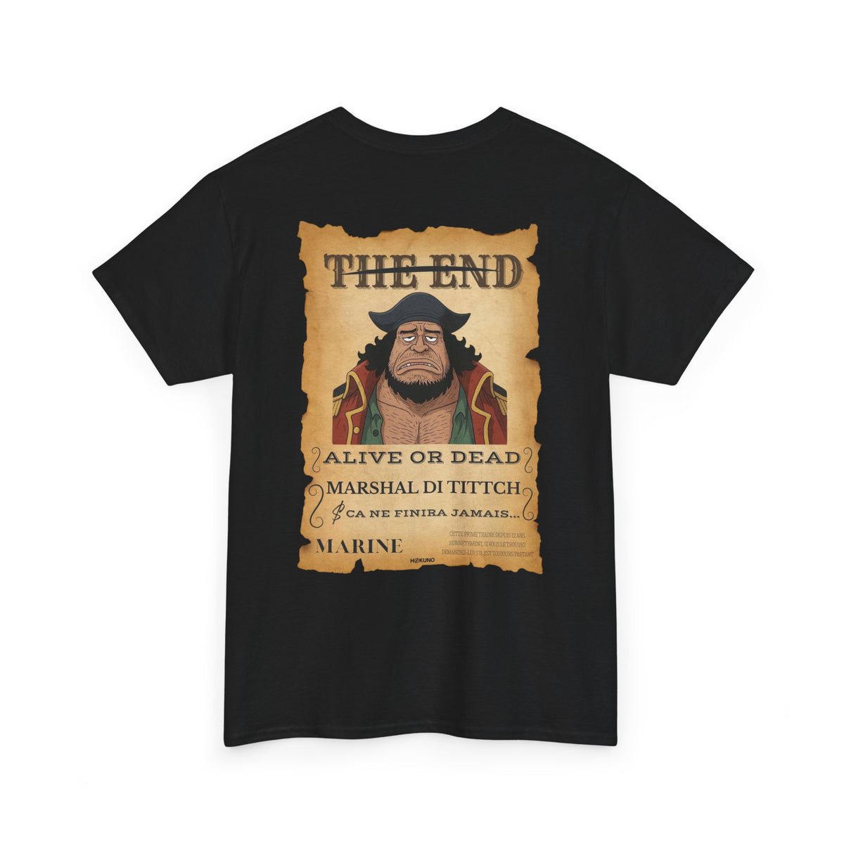 Marshal Di Tittch • Wanted Poster Black Tee — vue 2