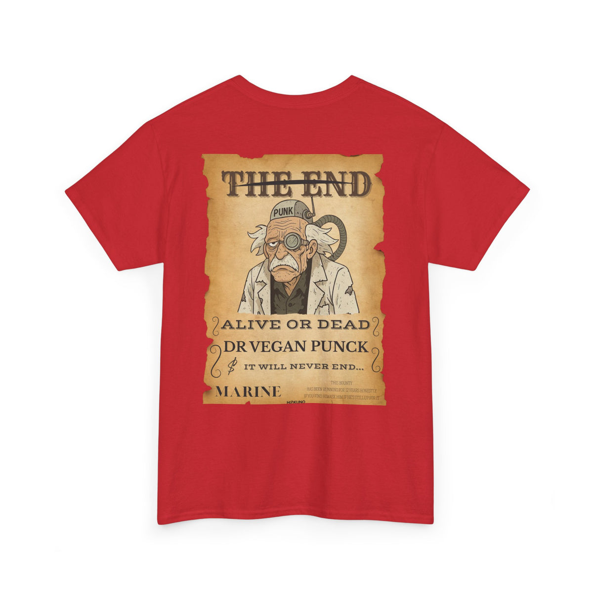 Dr Vegan Punck • Wanted Poster Tee — vue 14
