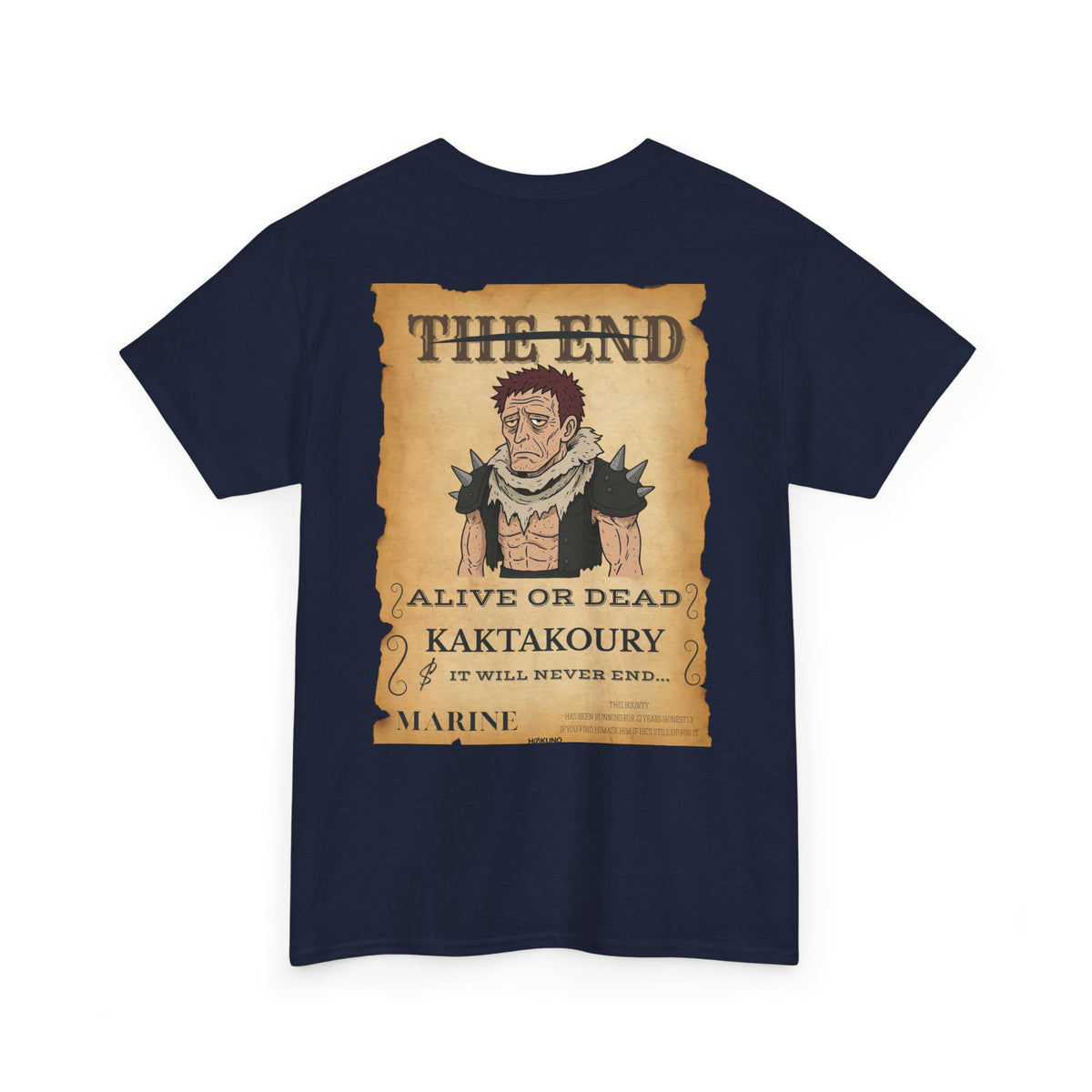 Kaktakoury • Wanted Poster Black Tee — vue 5