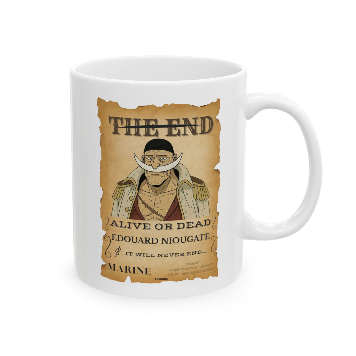 Edouard Niougate • Wanted Poster Mug — vue 5