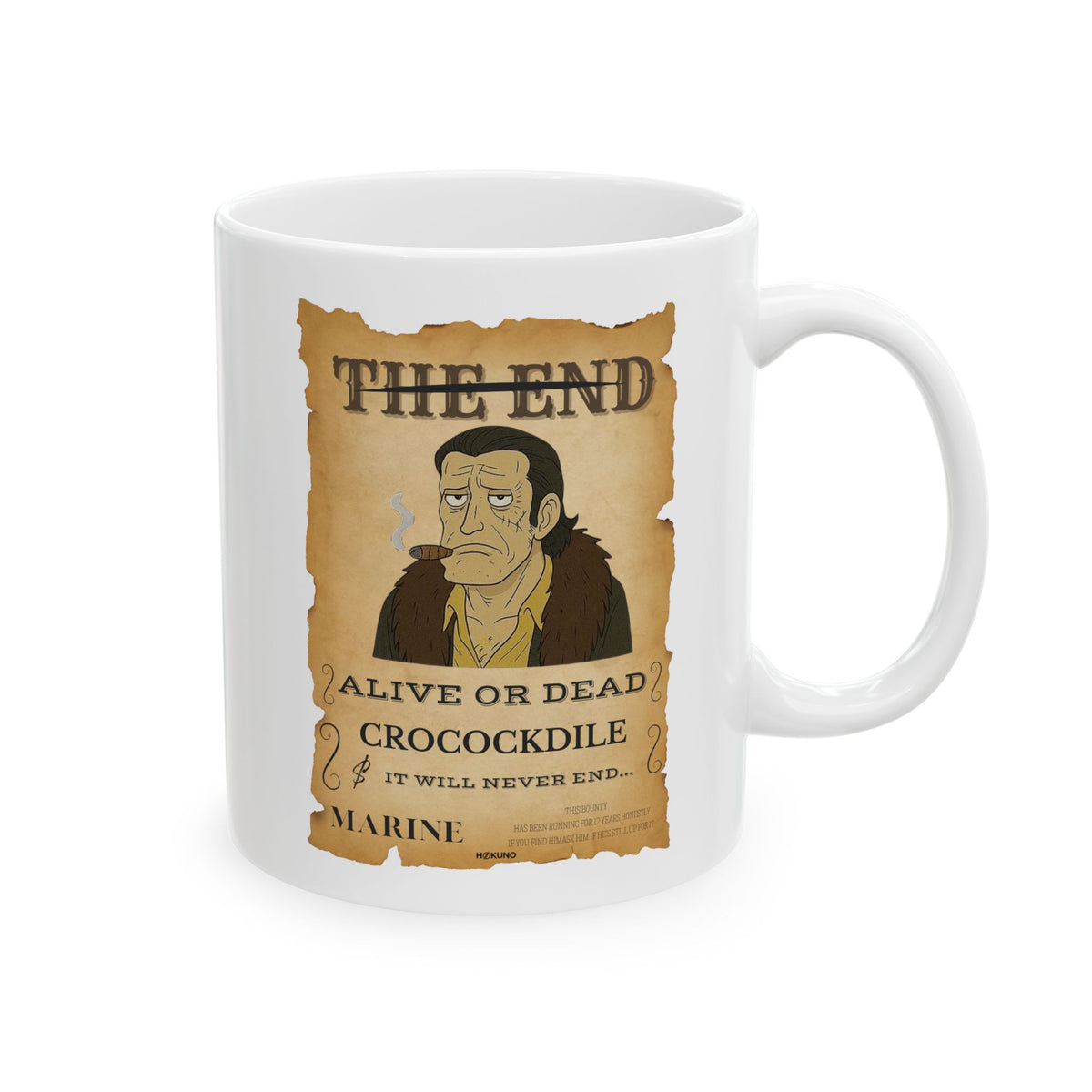 Crocockdile • Wanted Poster Mug — vue 5
