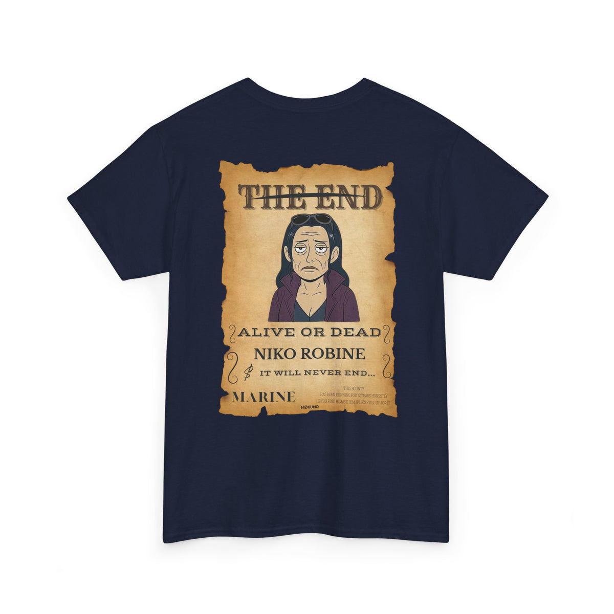 Niko Robine • Wanted Poster Black Tee — vue 5