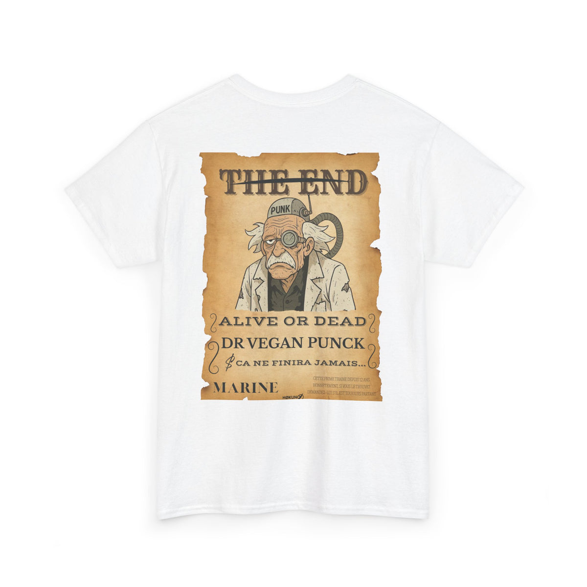 Dr Vegan Punck • Wanted Poster Tee — vue 2