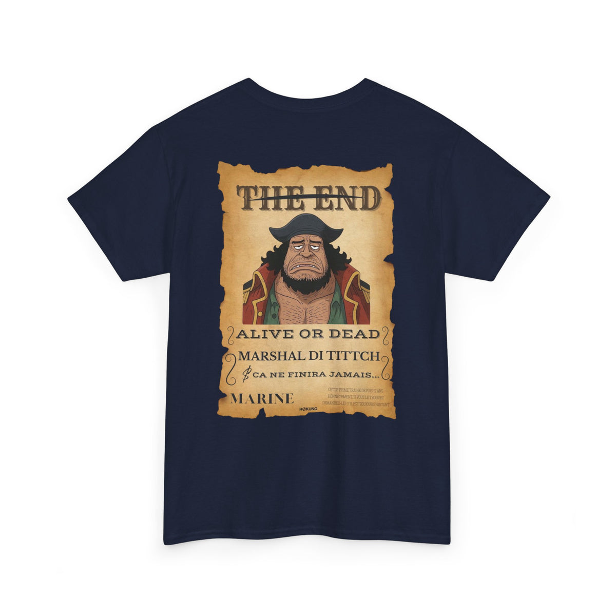 Marshal Di Tittch • Wanted Poster Black Tee — vue 5