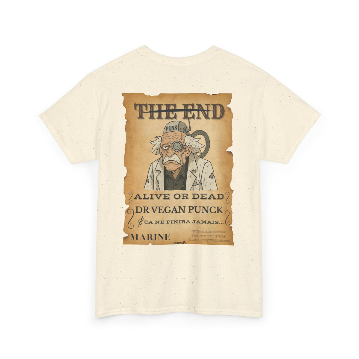 Dr Vegan Punck • Wanted Poster Tee — vue 5