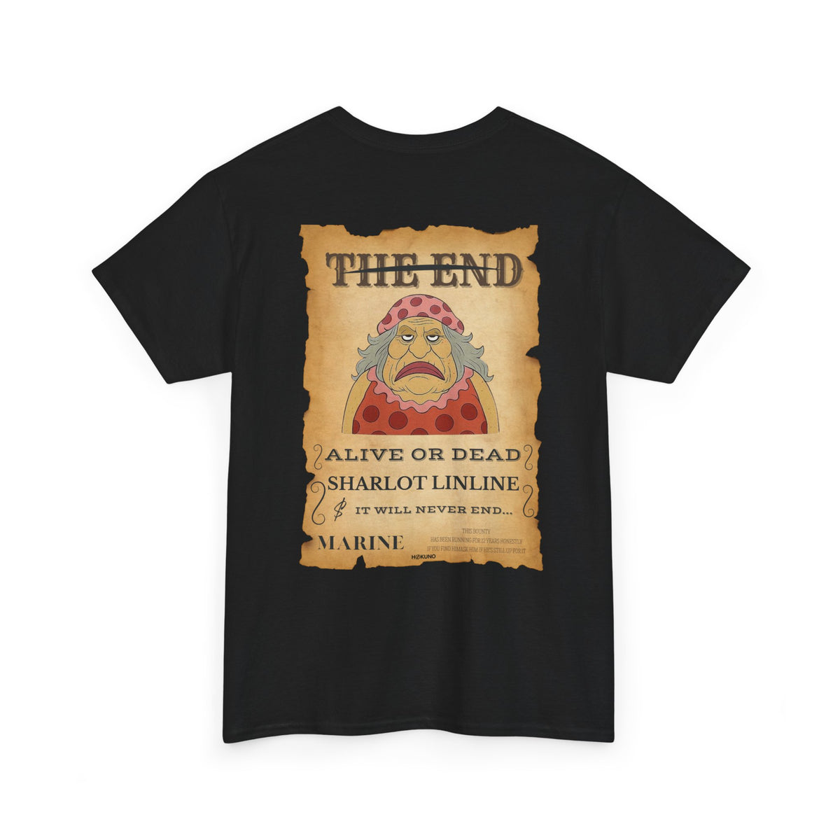 Sharlot Linline • Wanted Poster Black Tee — vue 2