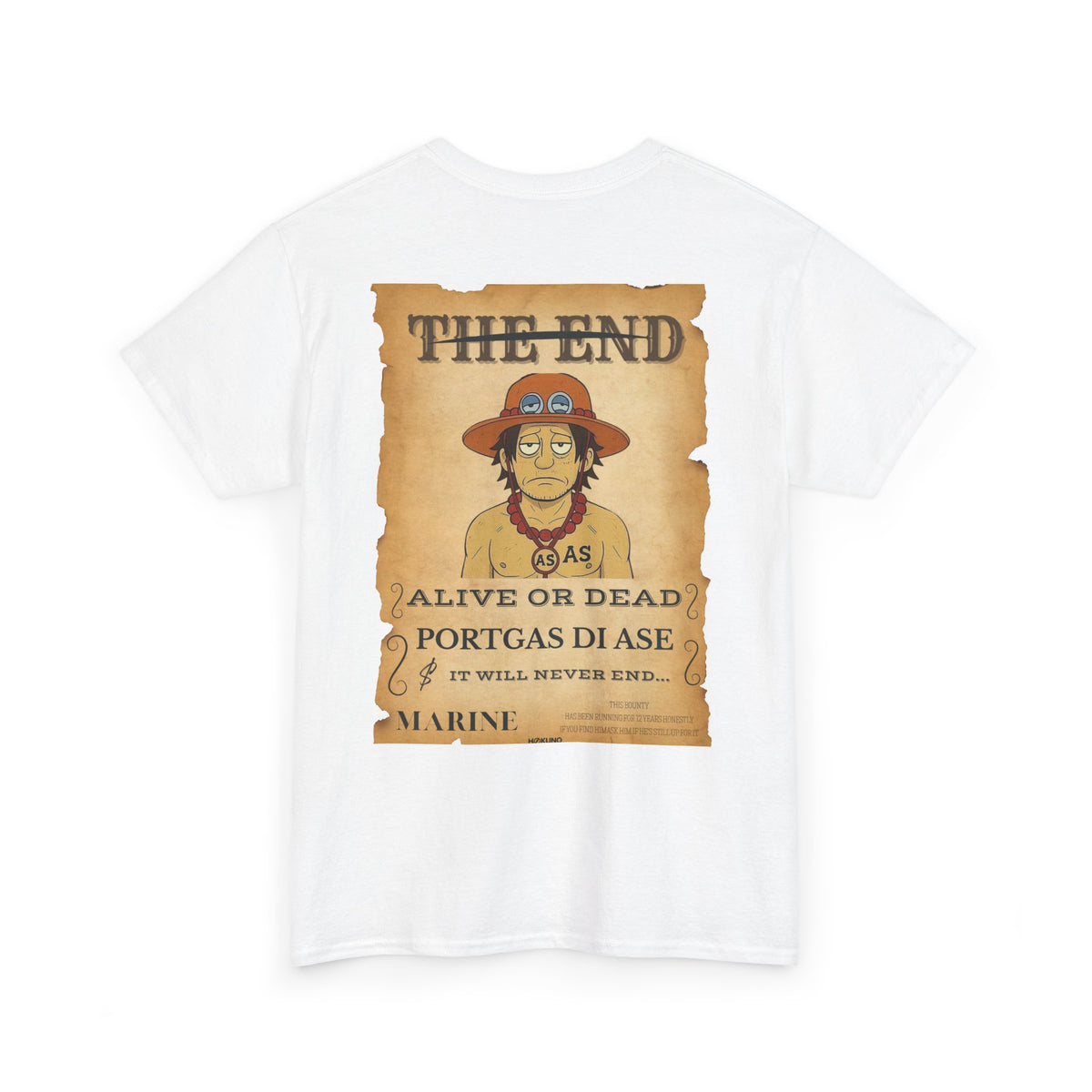 Portgas Di Ase • Wanted Poster Tee — vue 2