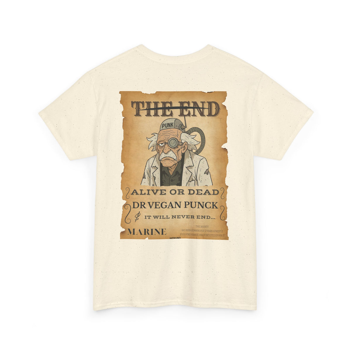 Dr Vegan Punck • Wanted Poster Tee — vue 5
