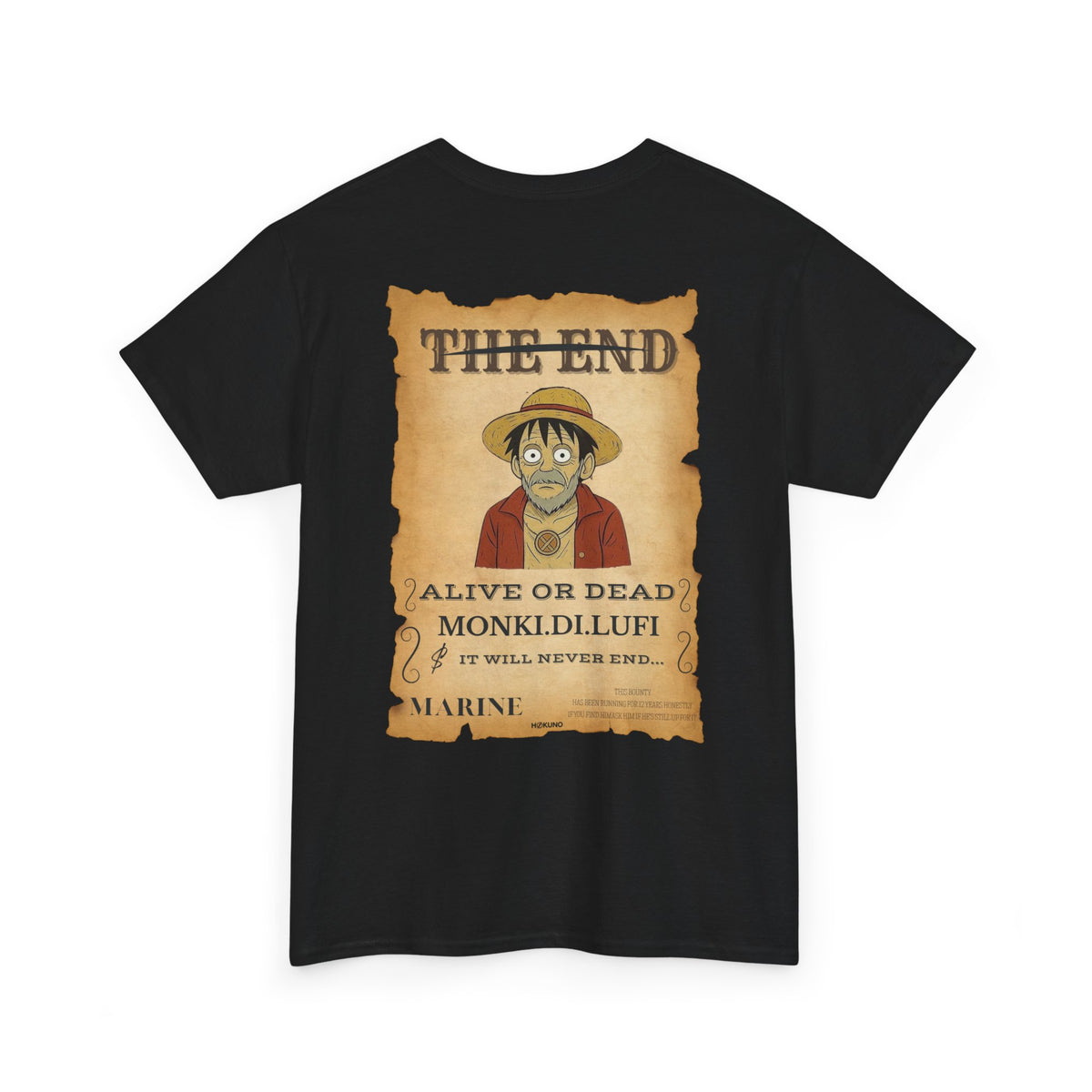 Lufi • Wanted Poster Black Tee — vue 1