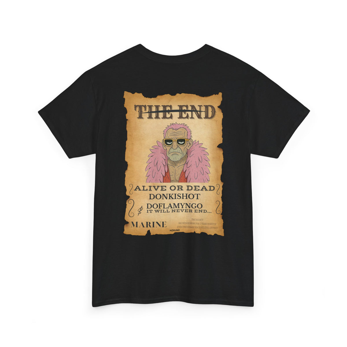 Doflamyngo • Wanted Poster Black Tee — vue 2
