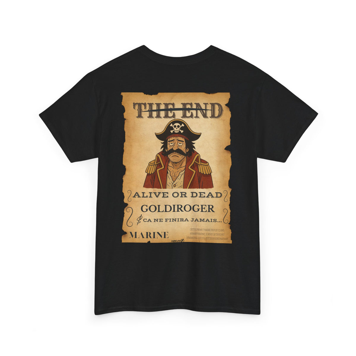 Goldiroger • Wanted Poster Black Tee — vue 2