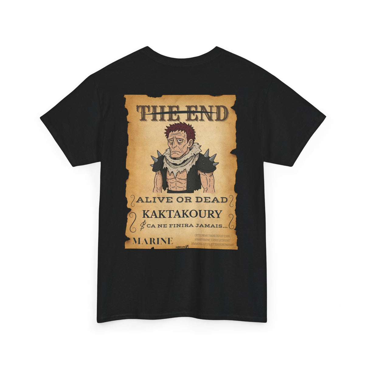 Kaktakoury • Wanted Poster Black Tee — vue 2