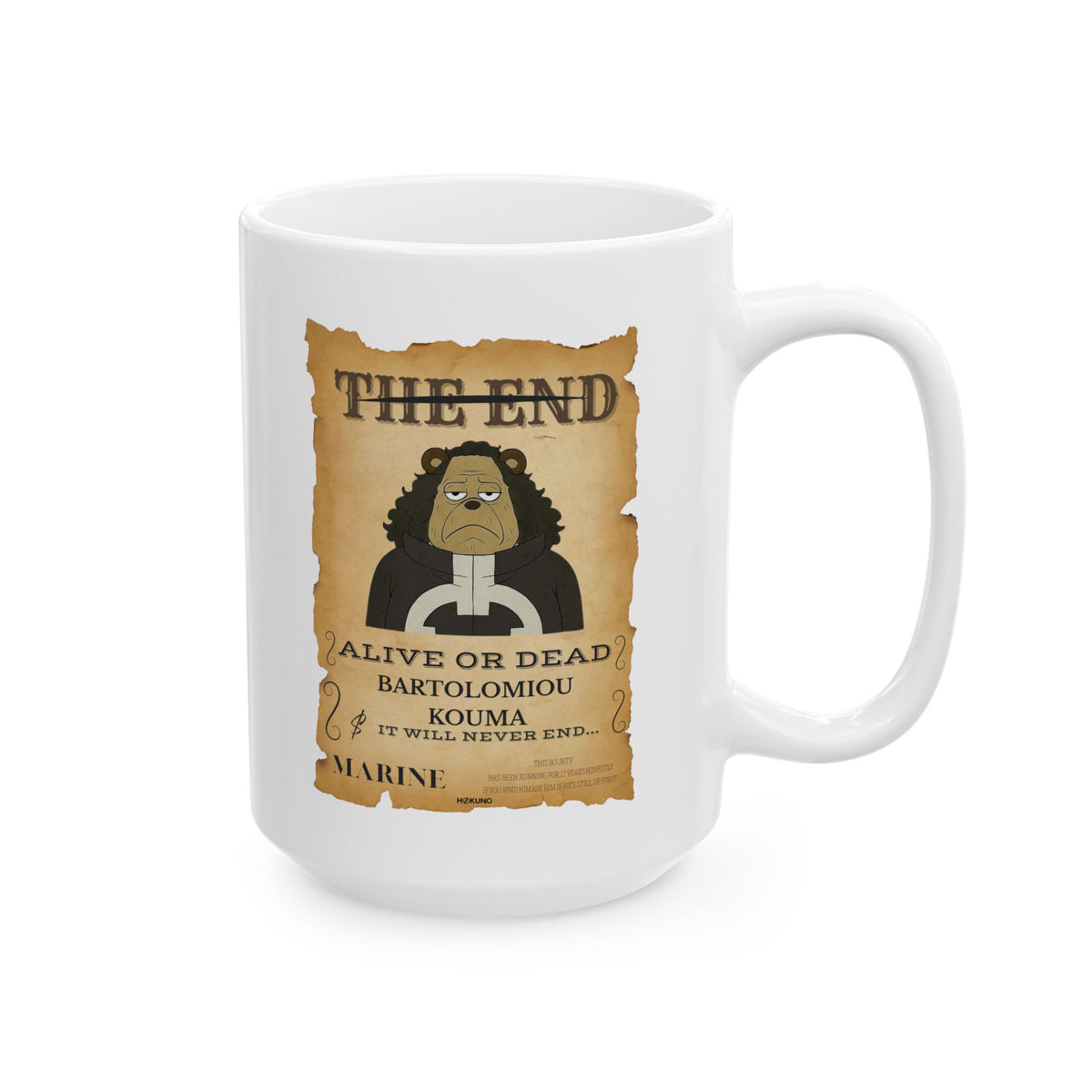 Bartolomiou Kouma • Wanted Poster Mug — vue 8
