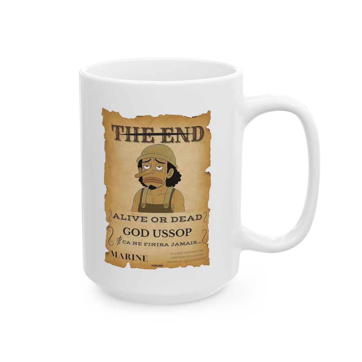 God Ussop • Wanted Poster Mug — vue 8