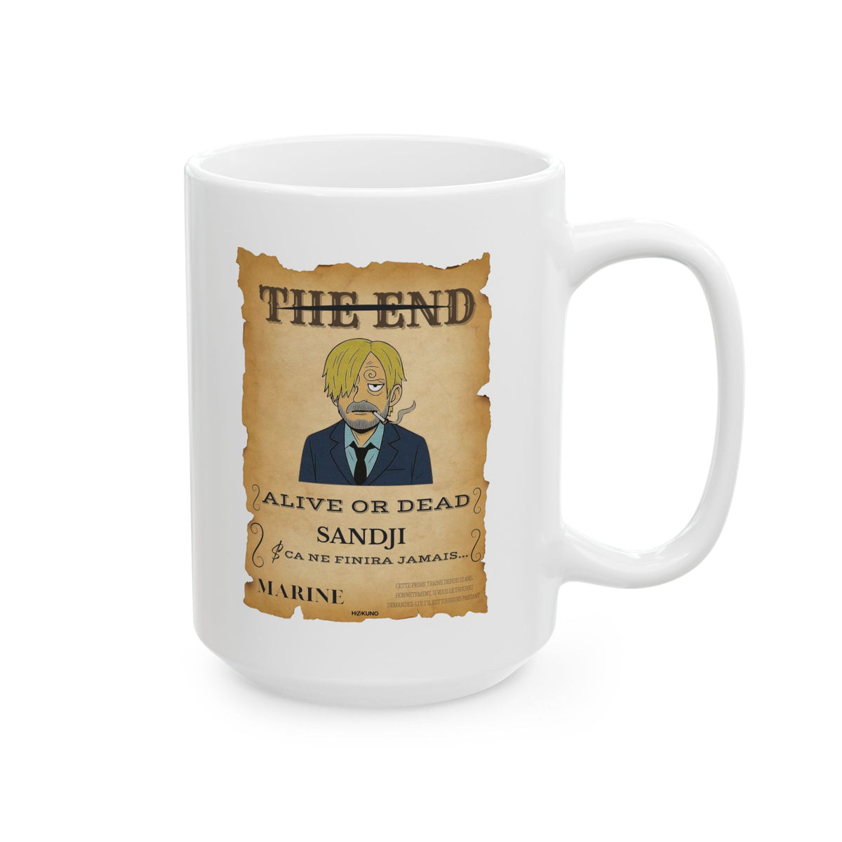 Sandji • Wanted Poster Mug — vue 8