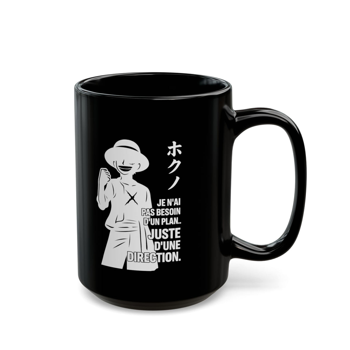 Luffy • Direction Black Mug — vue 6