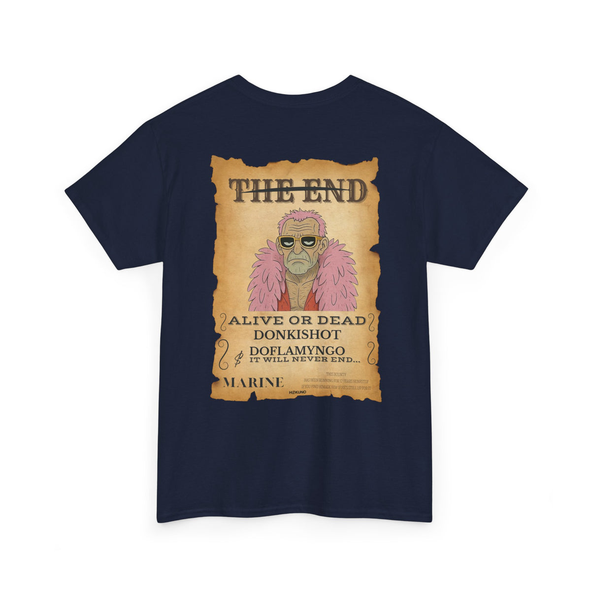 Doflamyngo • Wanted Poster Black Tee — vue 5