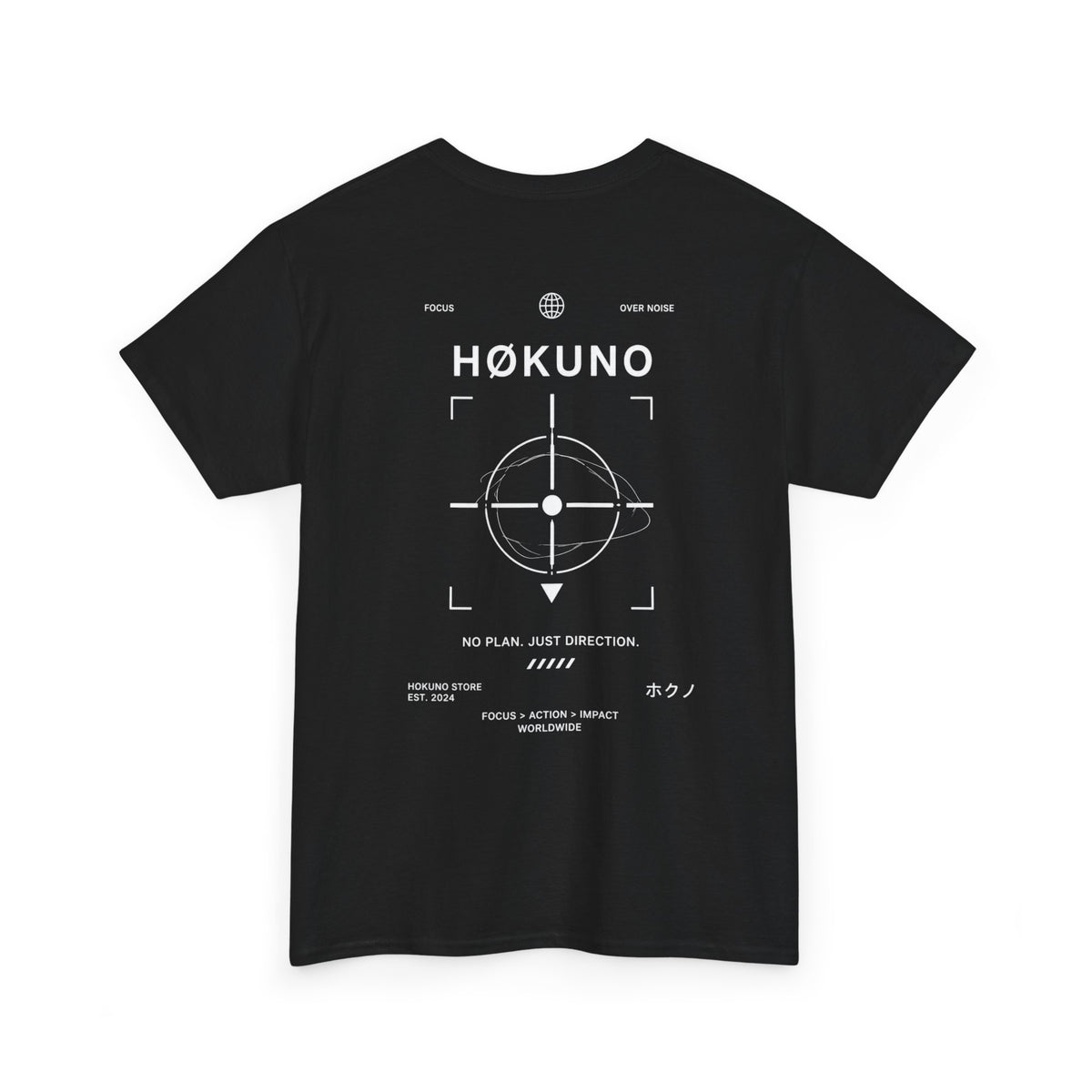 Hokuno Target Design Black Tee — vue 2