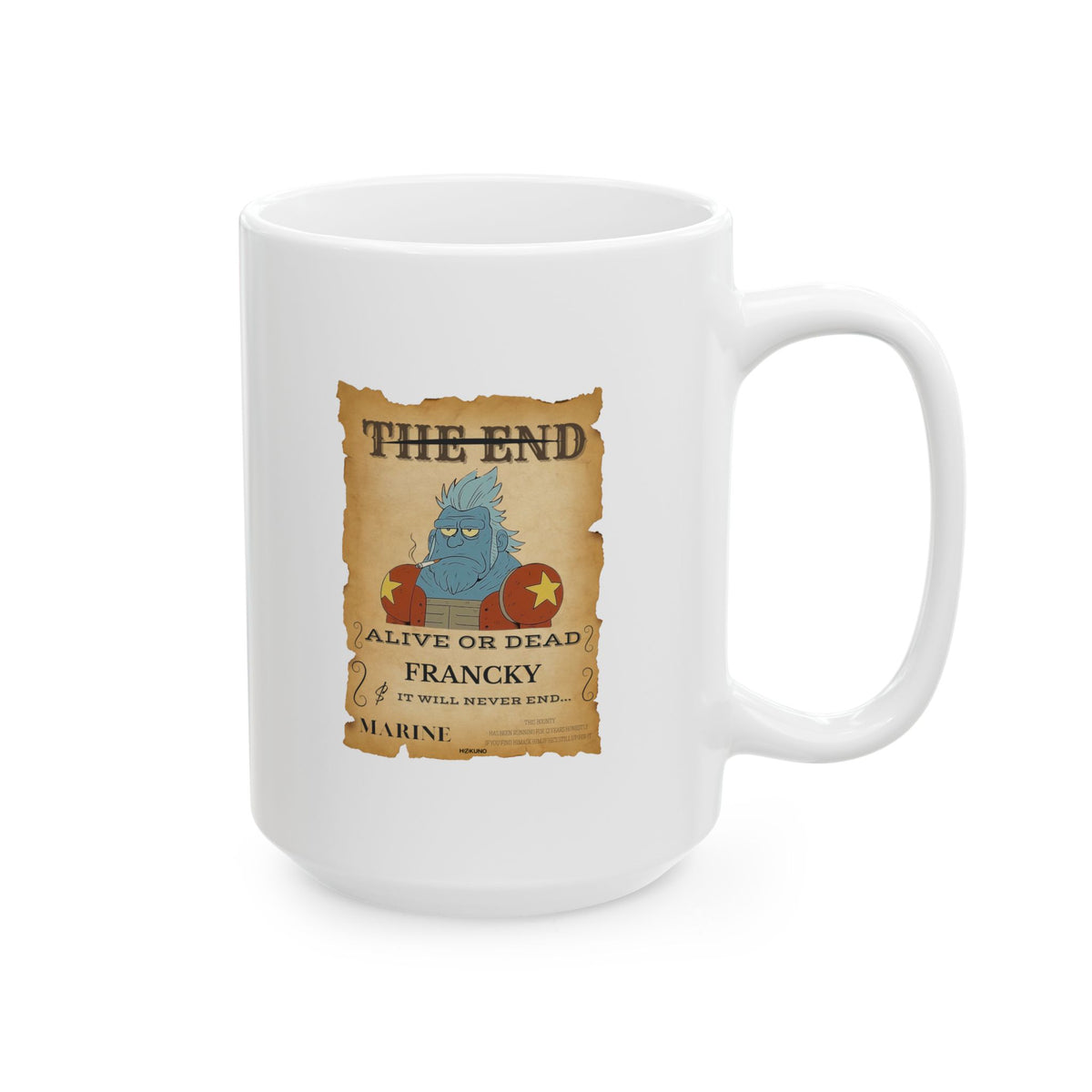 Francky • Wanted Poster Mug — vue 8
