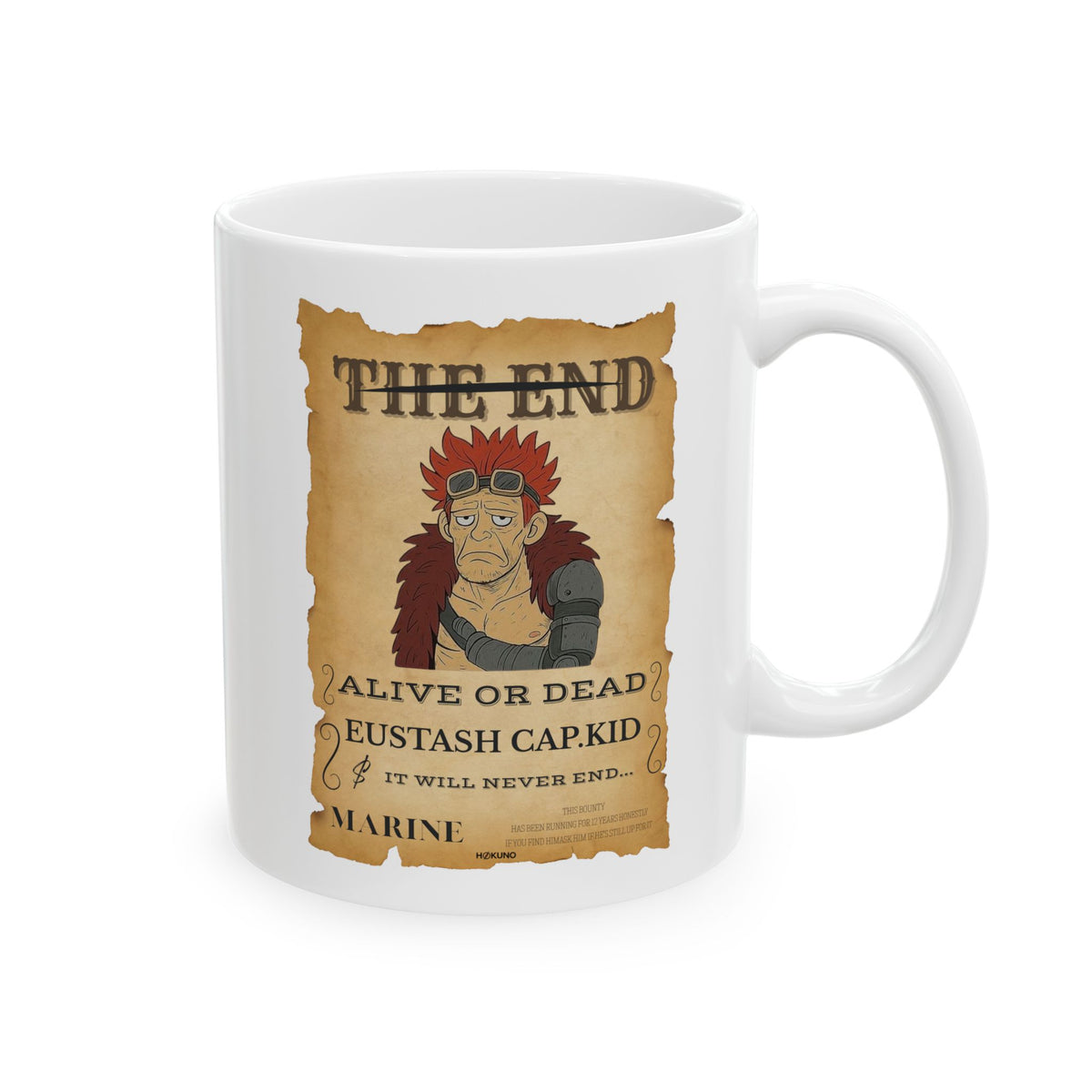 Eustash Cap.kid • Wanted Poster Mug — vue 5