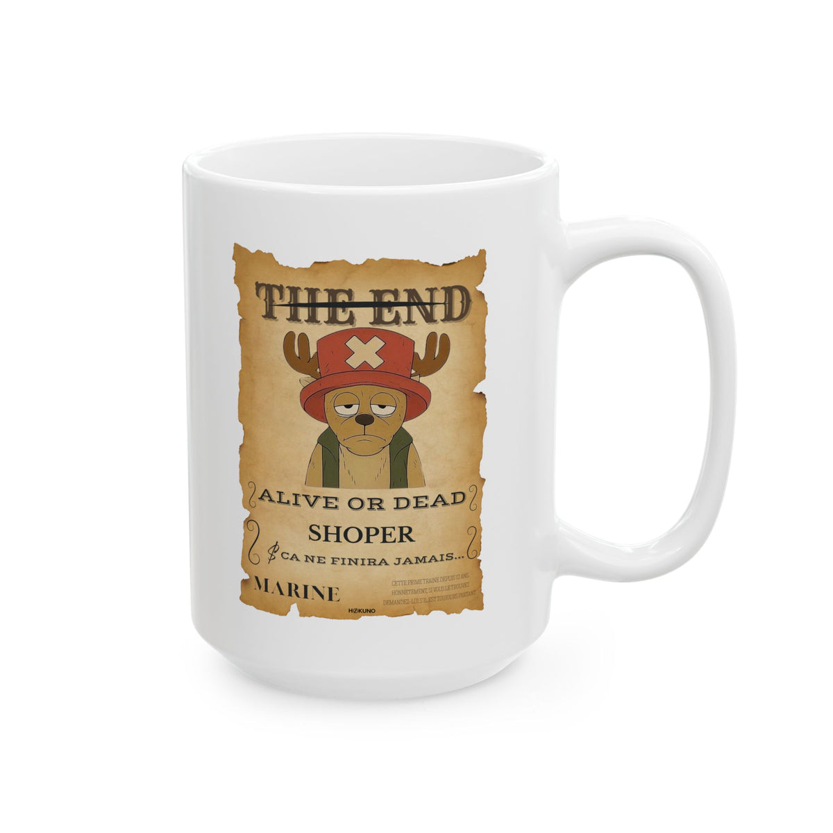 Portgas Di Ase • Wanted Poster Mug — vue 8