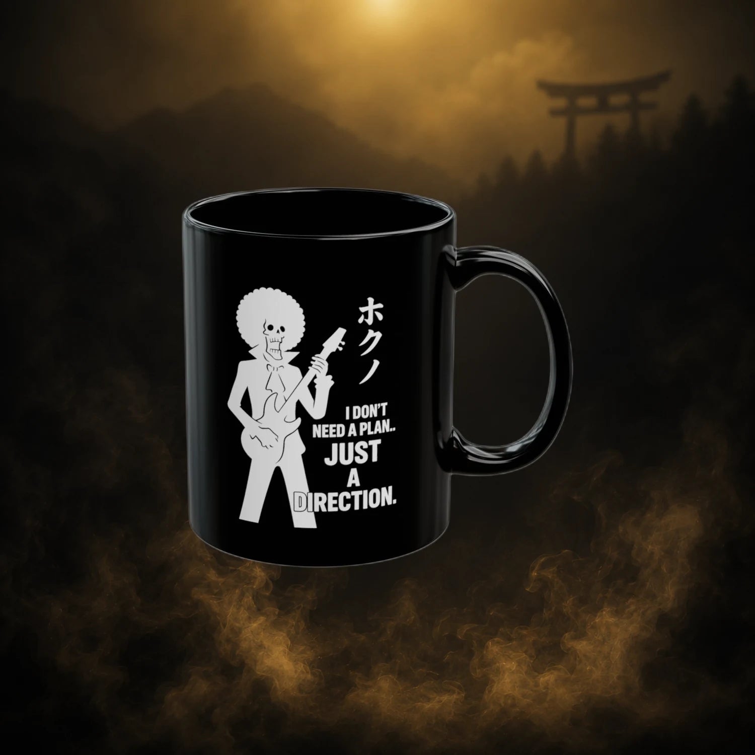 ceramic mug direction brook black (11oz, 15oz) 9/10
