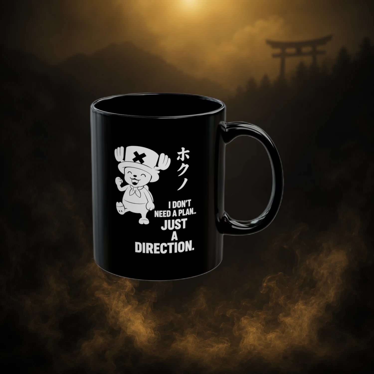 ceramic mug direction choper black (11oz, 15oz) 6/10