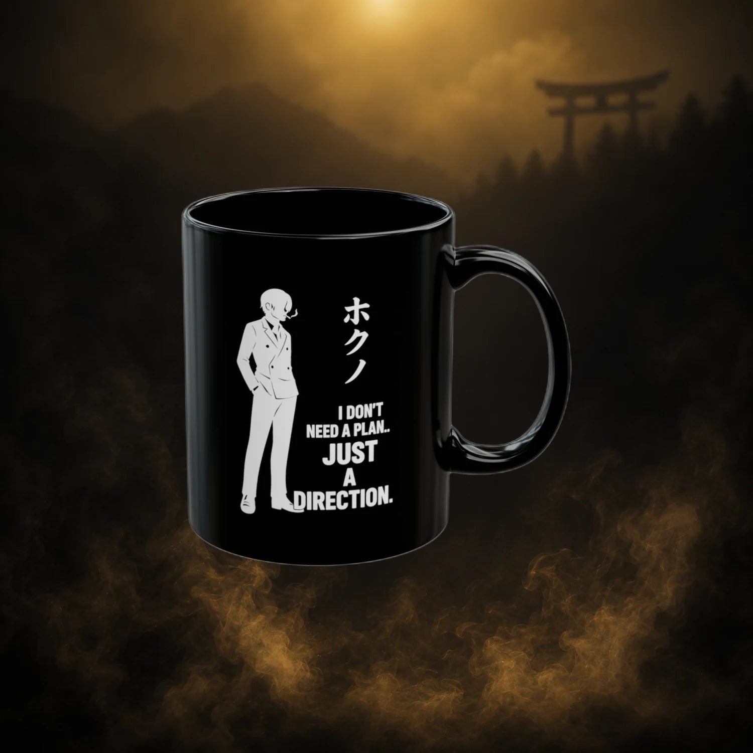 Sanji • Direction Black Mug
