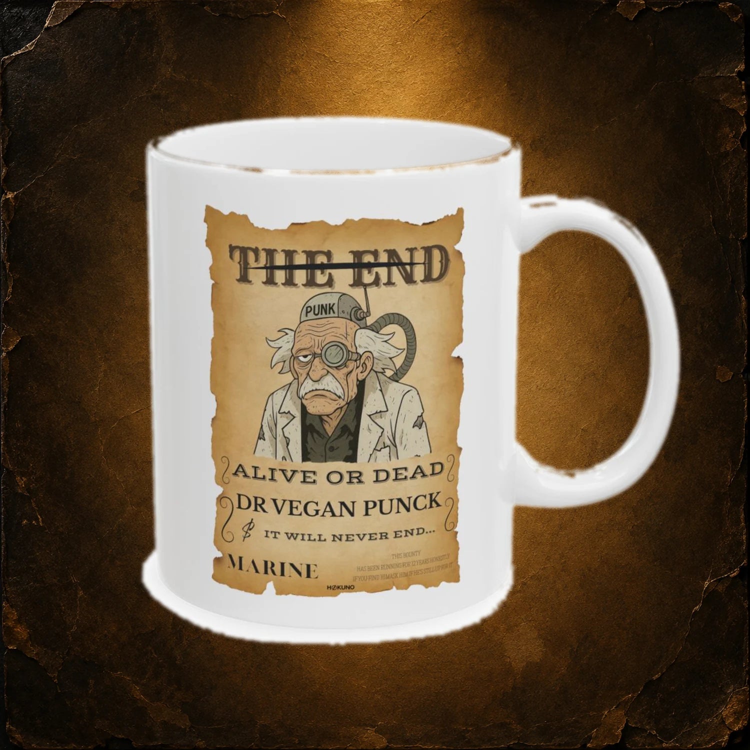 Dr Vegan Punck • Wanted Poster Mug