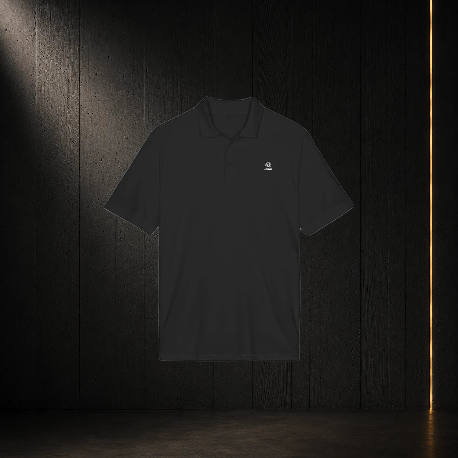 Hokuno Boussole Design Black Polo