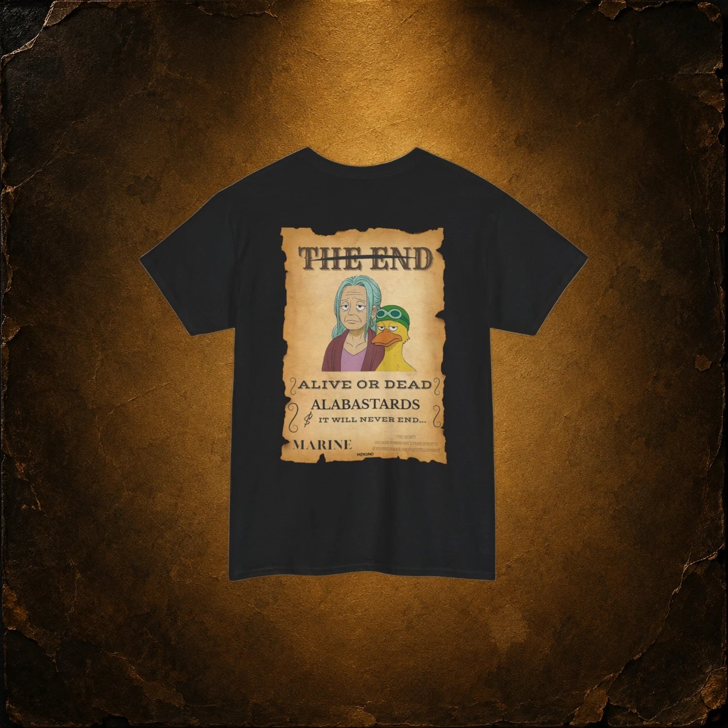 Alabastards • Wanted Poster Black Tee