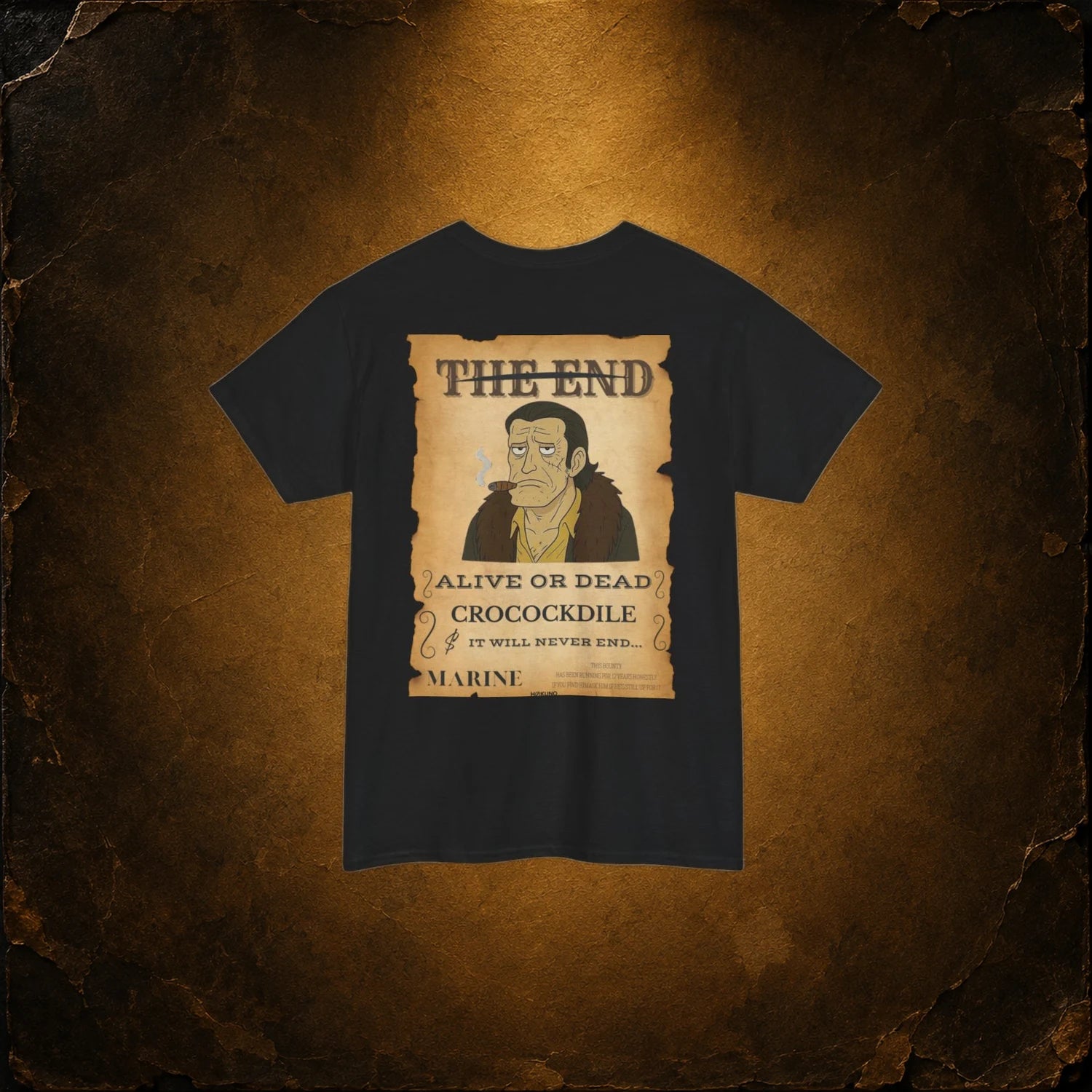 Crocockdile • Wanted Poster Black Tee