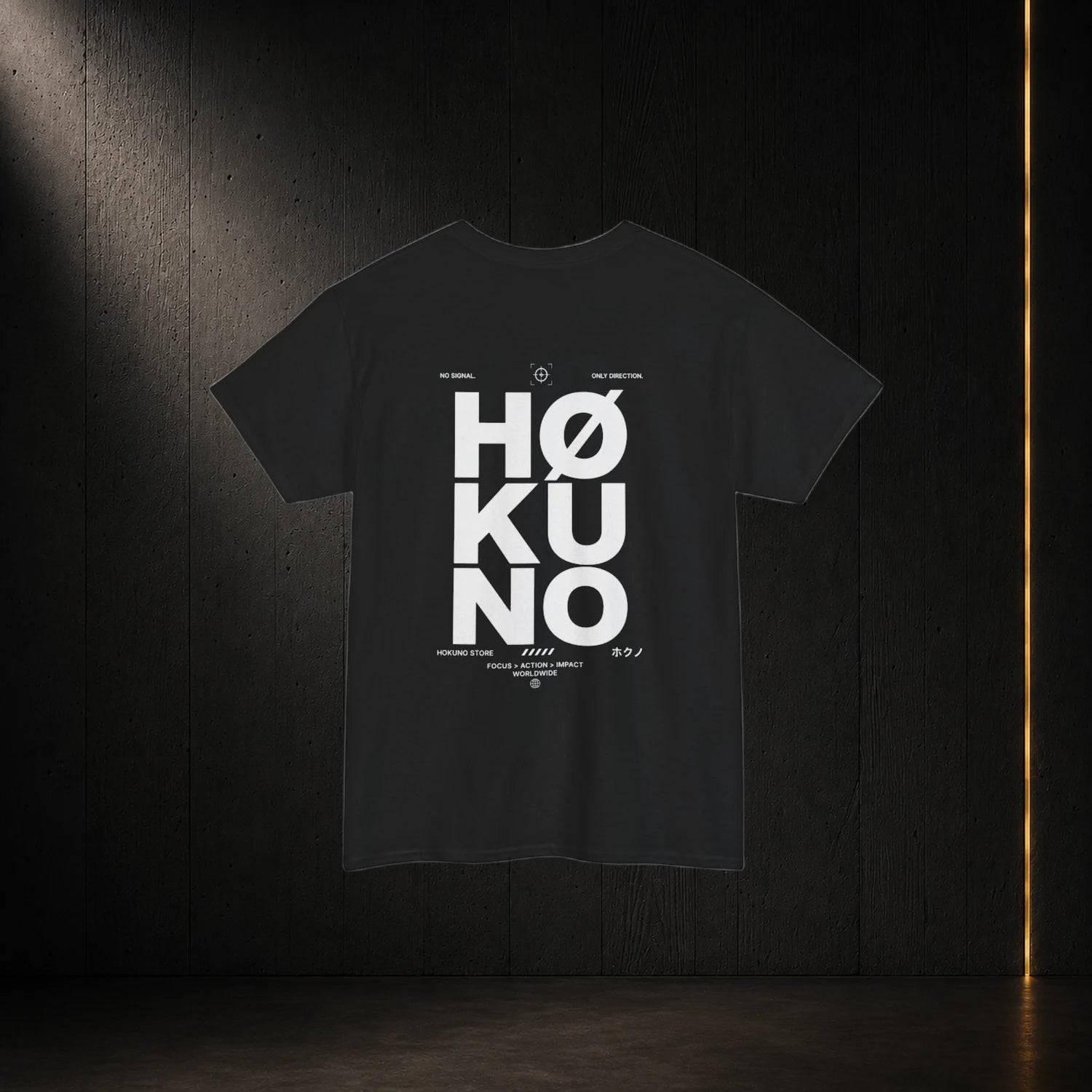 Hokuno Classic Design Black Tee