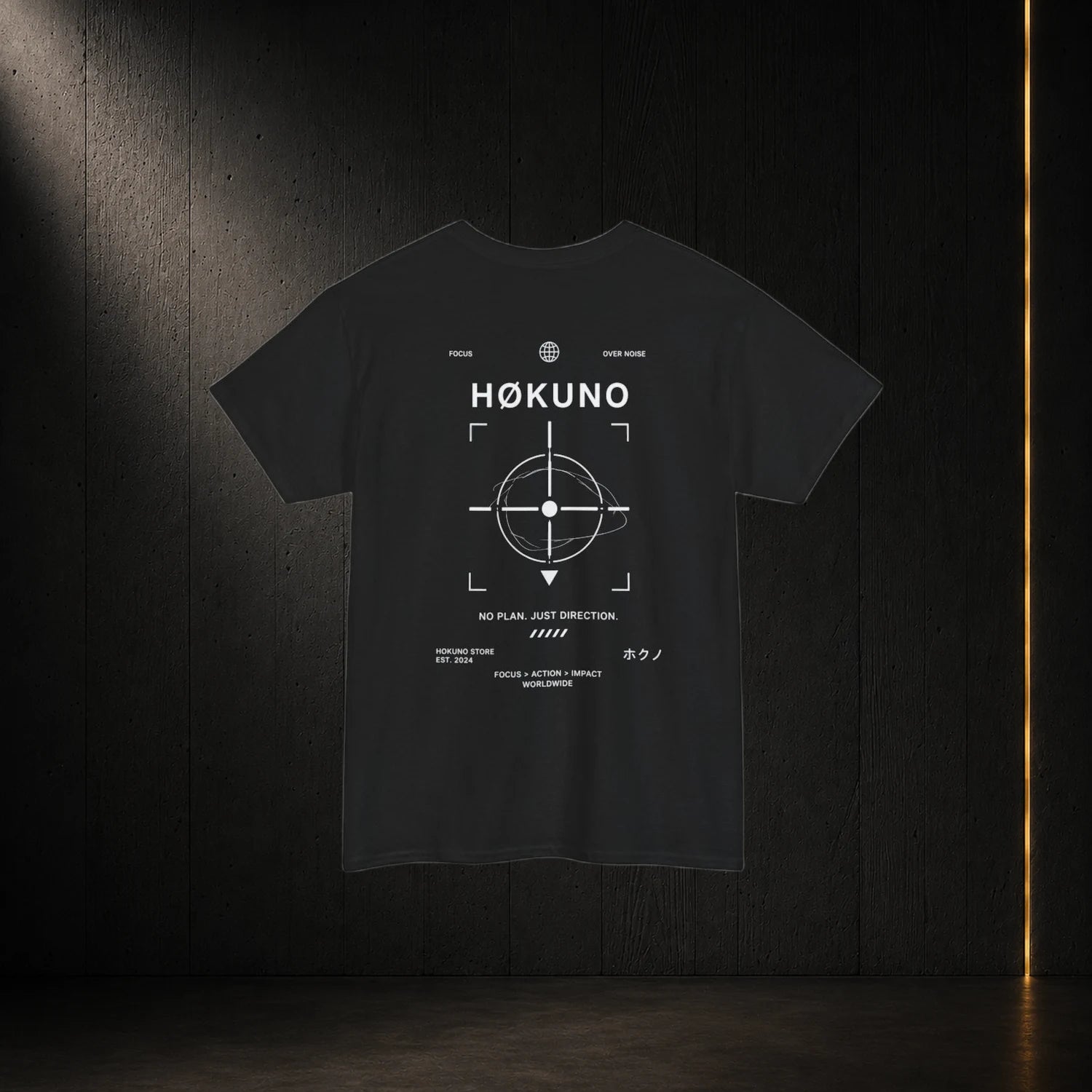 Hokuno Target Design Black Tee