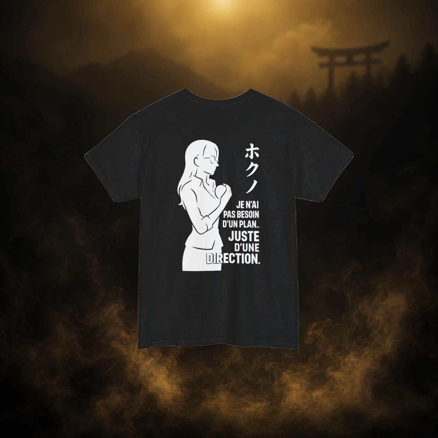 Robin • Direction Black Tee
