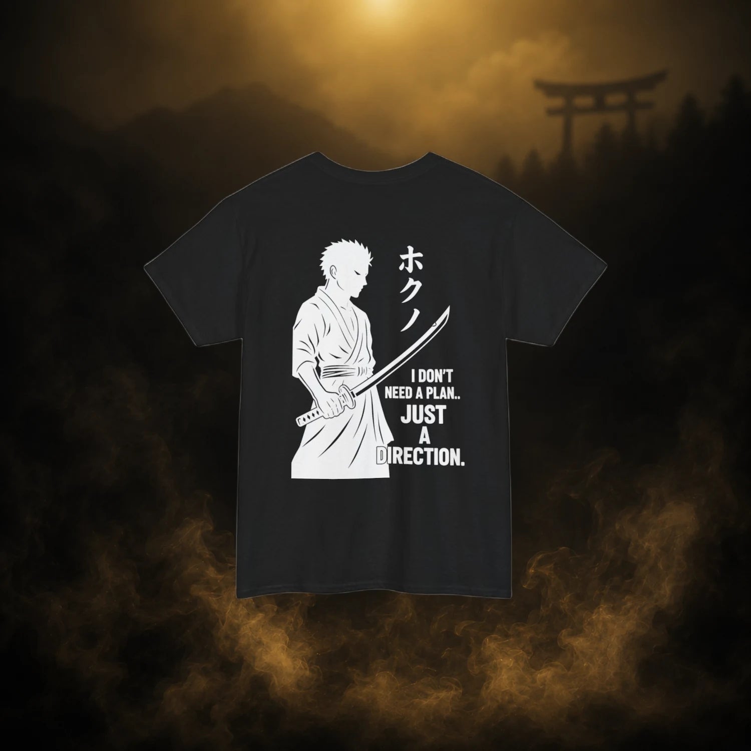 Zoro • Direction Black Tee
