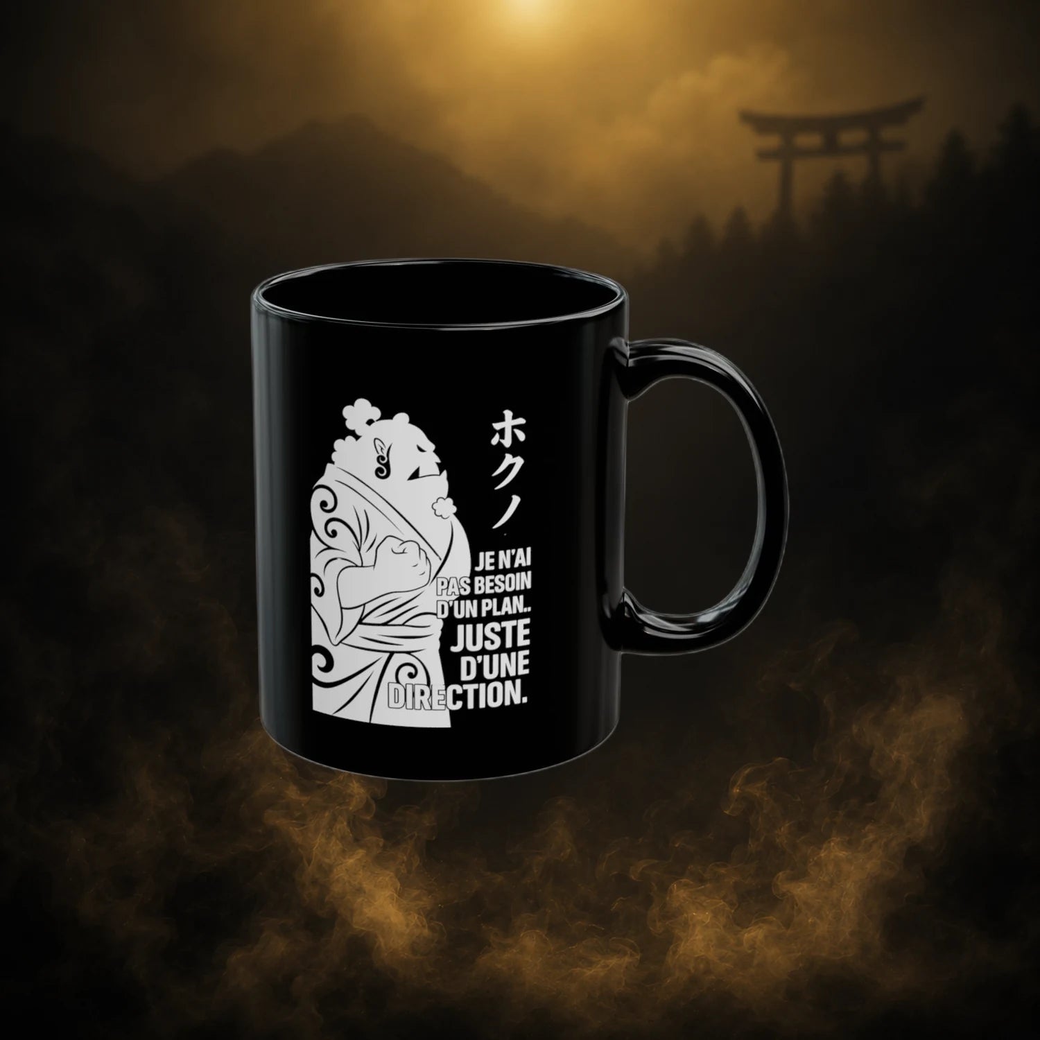 Jinbe • Direction Black Mug