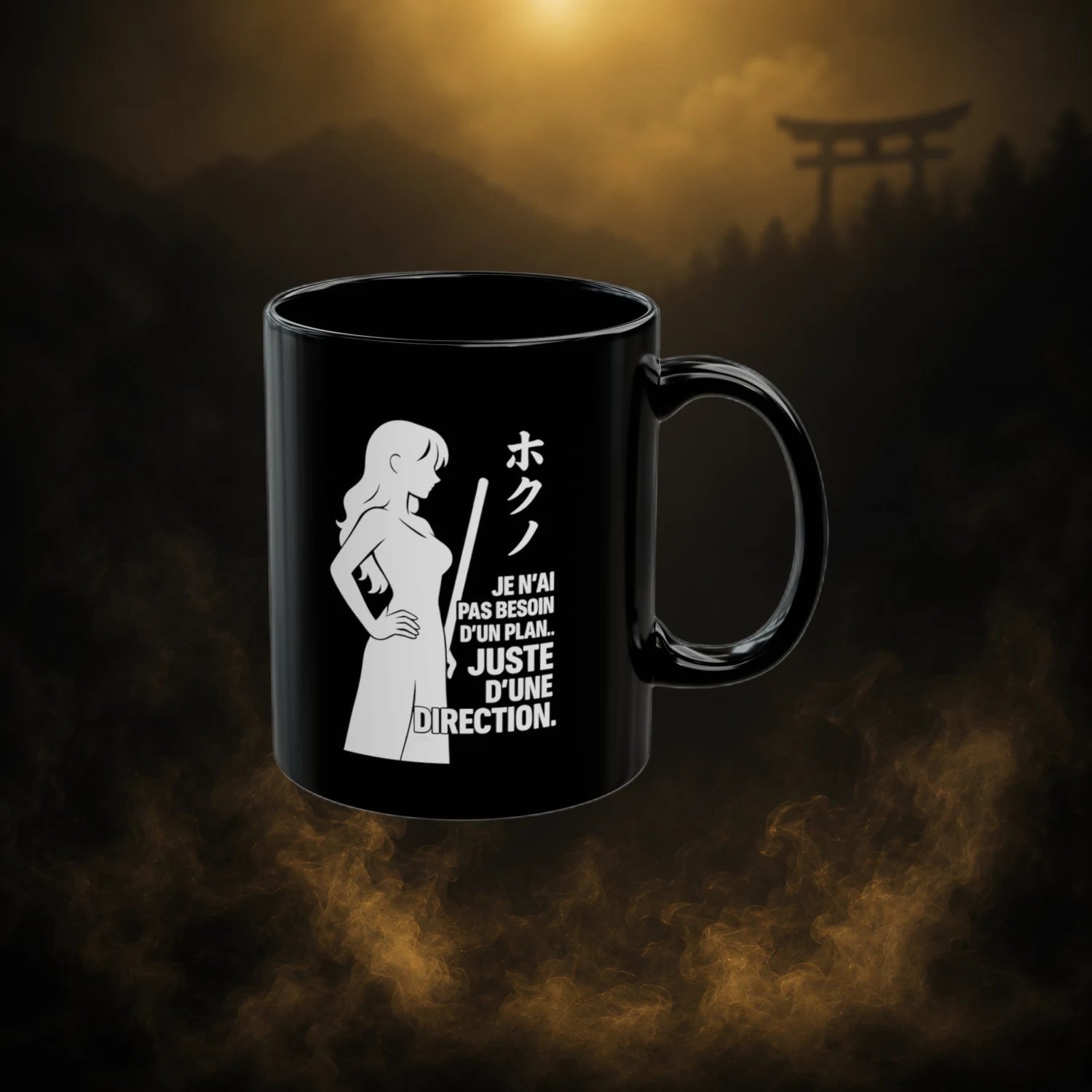 Nami • Direction Black Mug