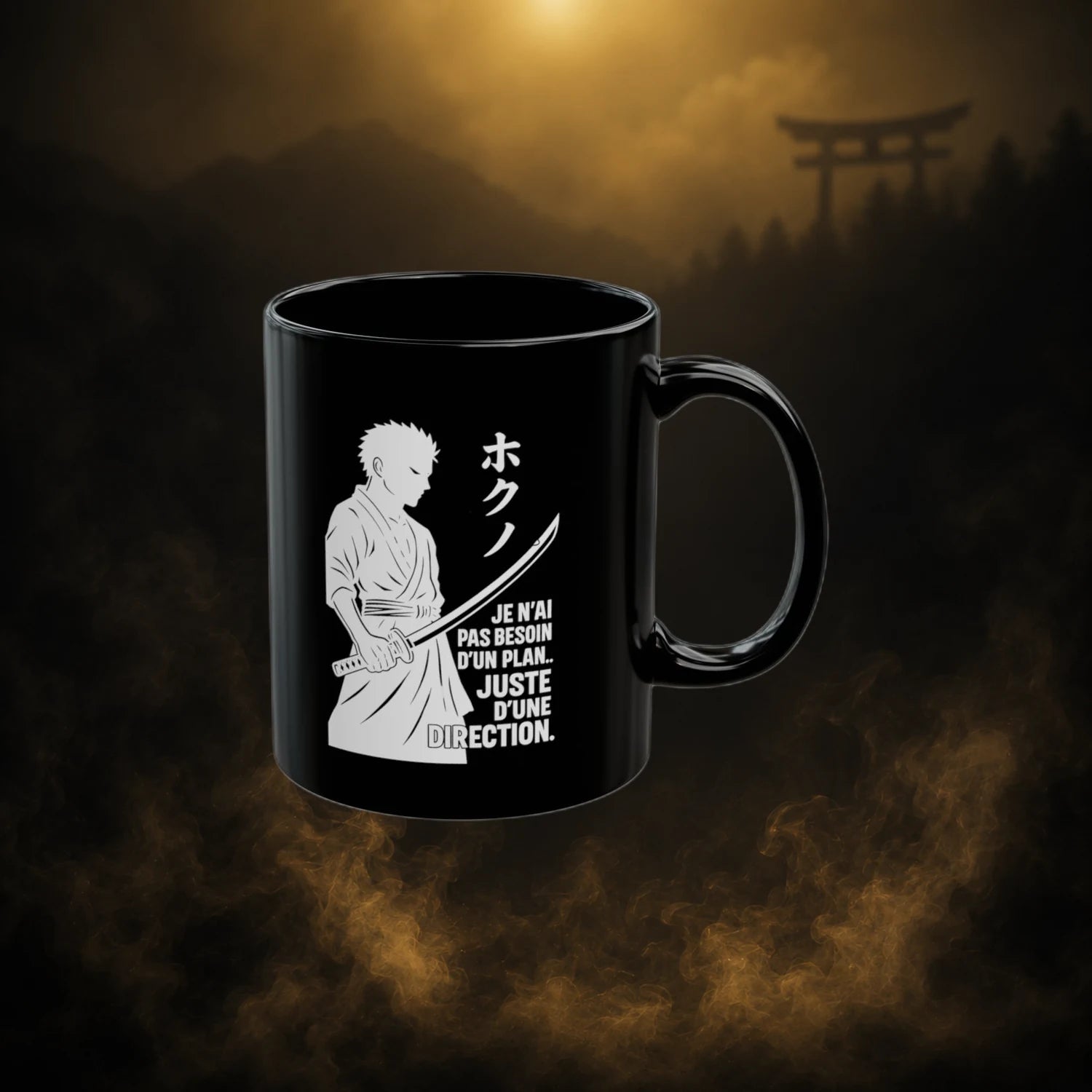 Zoro • Direction Black Mug